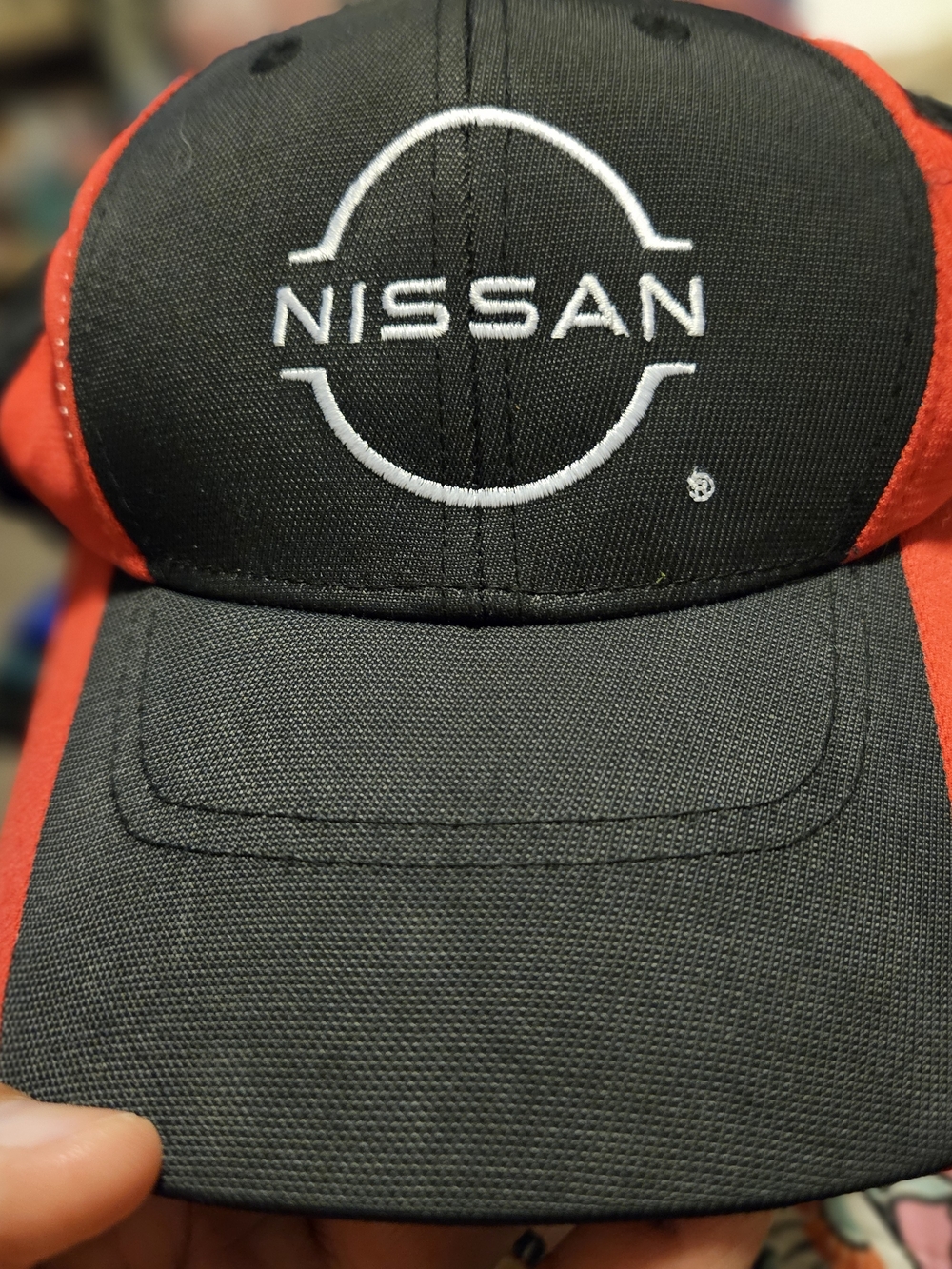 Men's Nissan Black and Red Baseball Cap